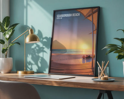 Scarborough Beach Perth WA Sunset Print - Travel Wall Art