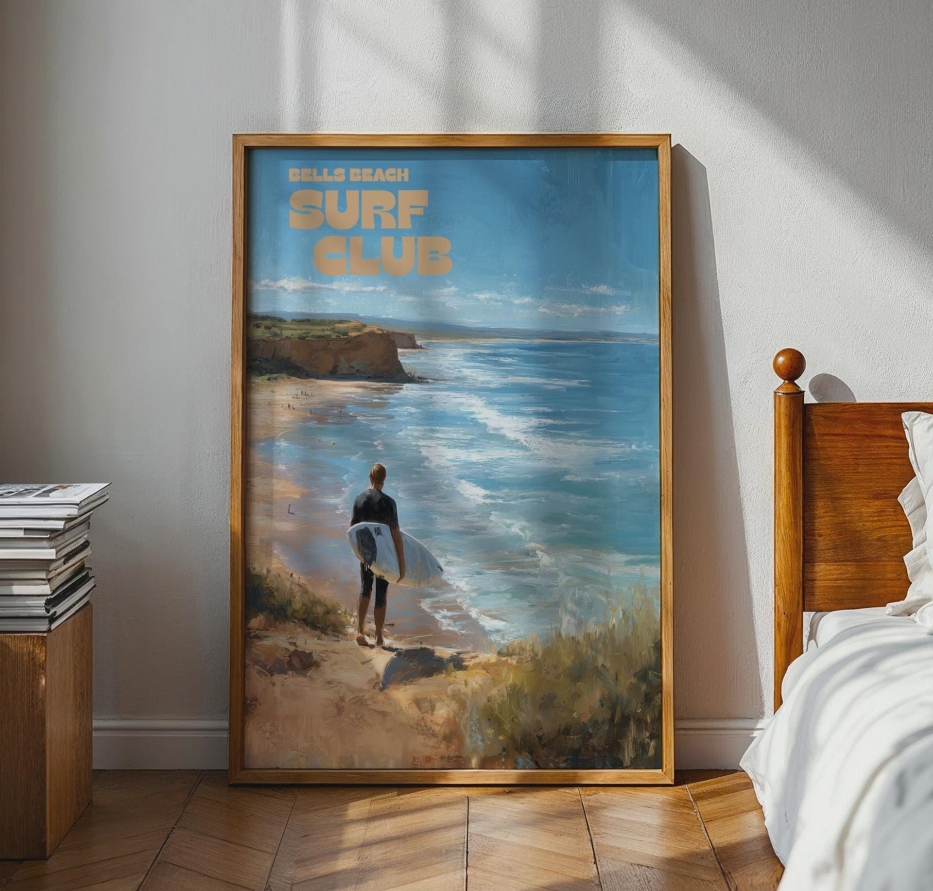 Bells Beach Surf Club Poster Art Print - Travel Wall Art