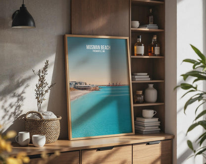 Mosman Beach Fremantle WA Print Wall Art Coastal Scene - Travel Wall Art