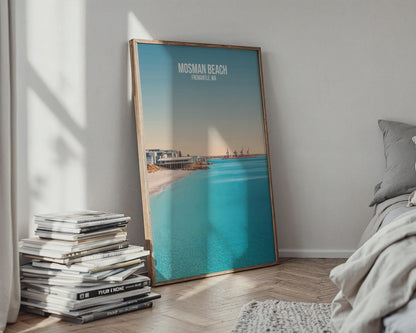Mosman Beach Fremantle WA Print Wall Art Coastal Scene - Travel Wall Art