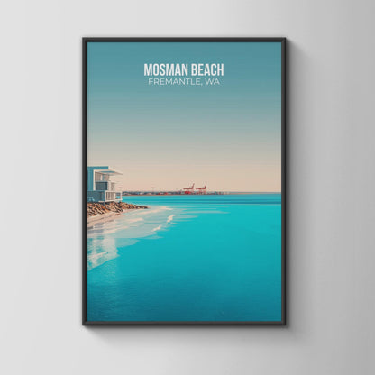 Mosman Beach Fremantle WA Print Coastal Wall Art - Travel Wall Art