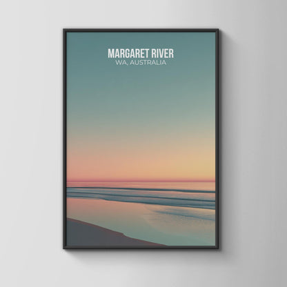 Margaret River WA Australia Coastal Poster Print Wall Art - Travel Wall Art