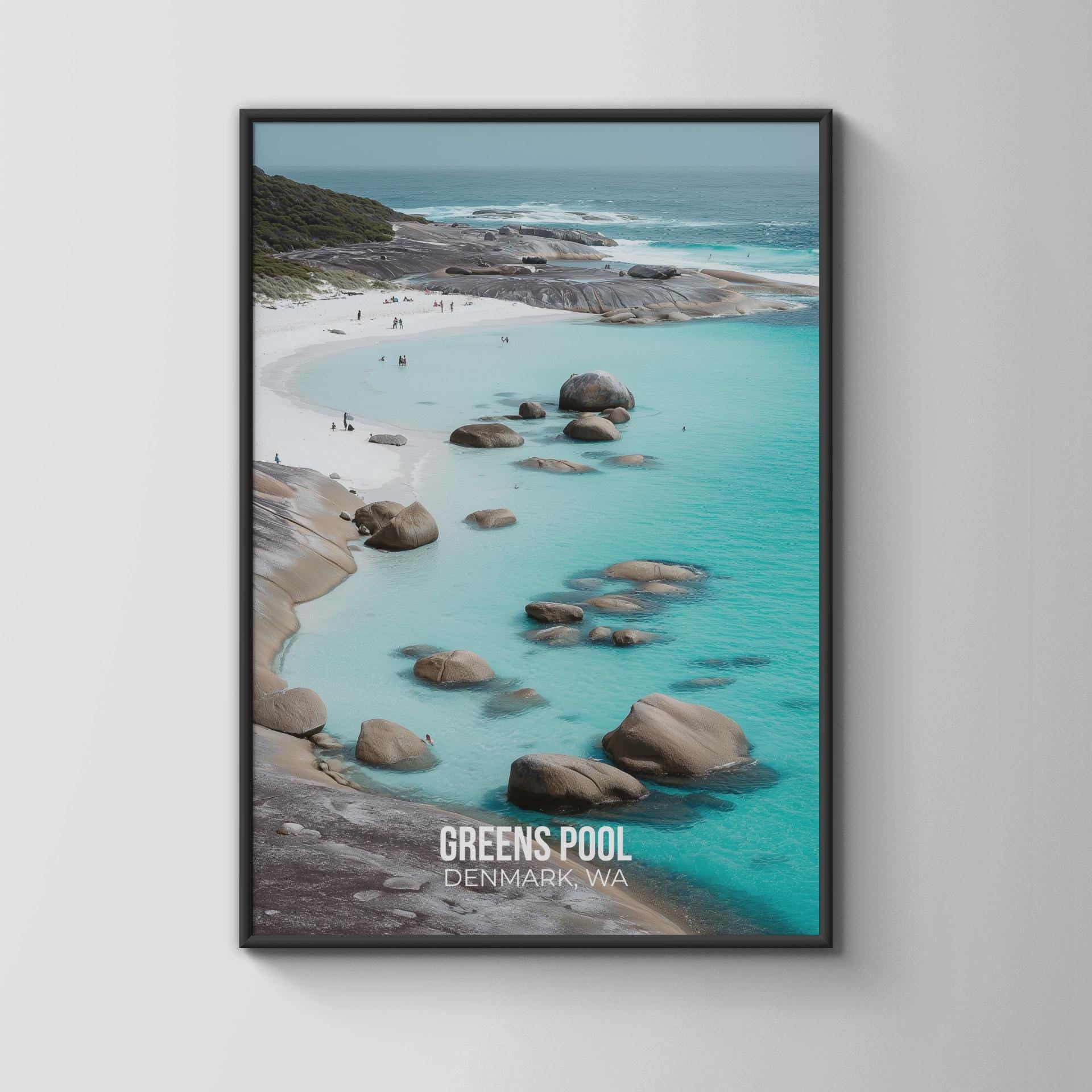 Greens Pool Denmark WA Print Wall Art Coastal Landscape - Travel Wall Art