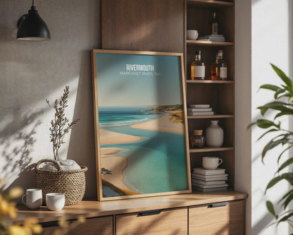 Rivermouth Margaret River Wall Art Poster - Travel Wall Art