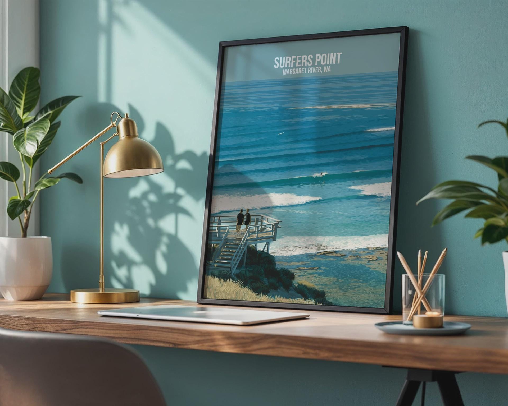 Surfers Point Wall Art Margaret River WA Print - Travel Wall Art