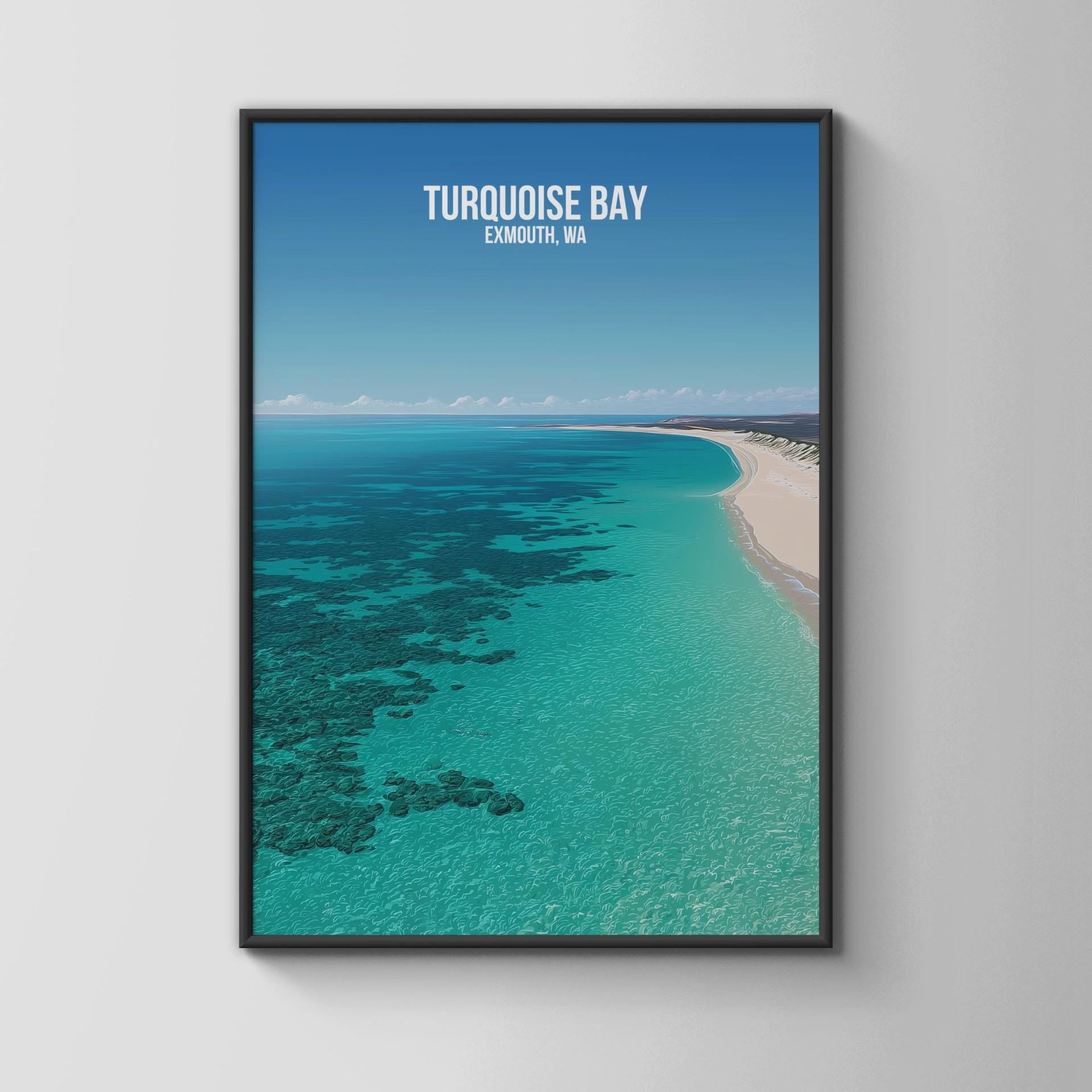 Turquoise Bay Exmouth WA Print Wall Art - Travel Wall Art