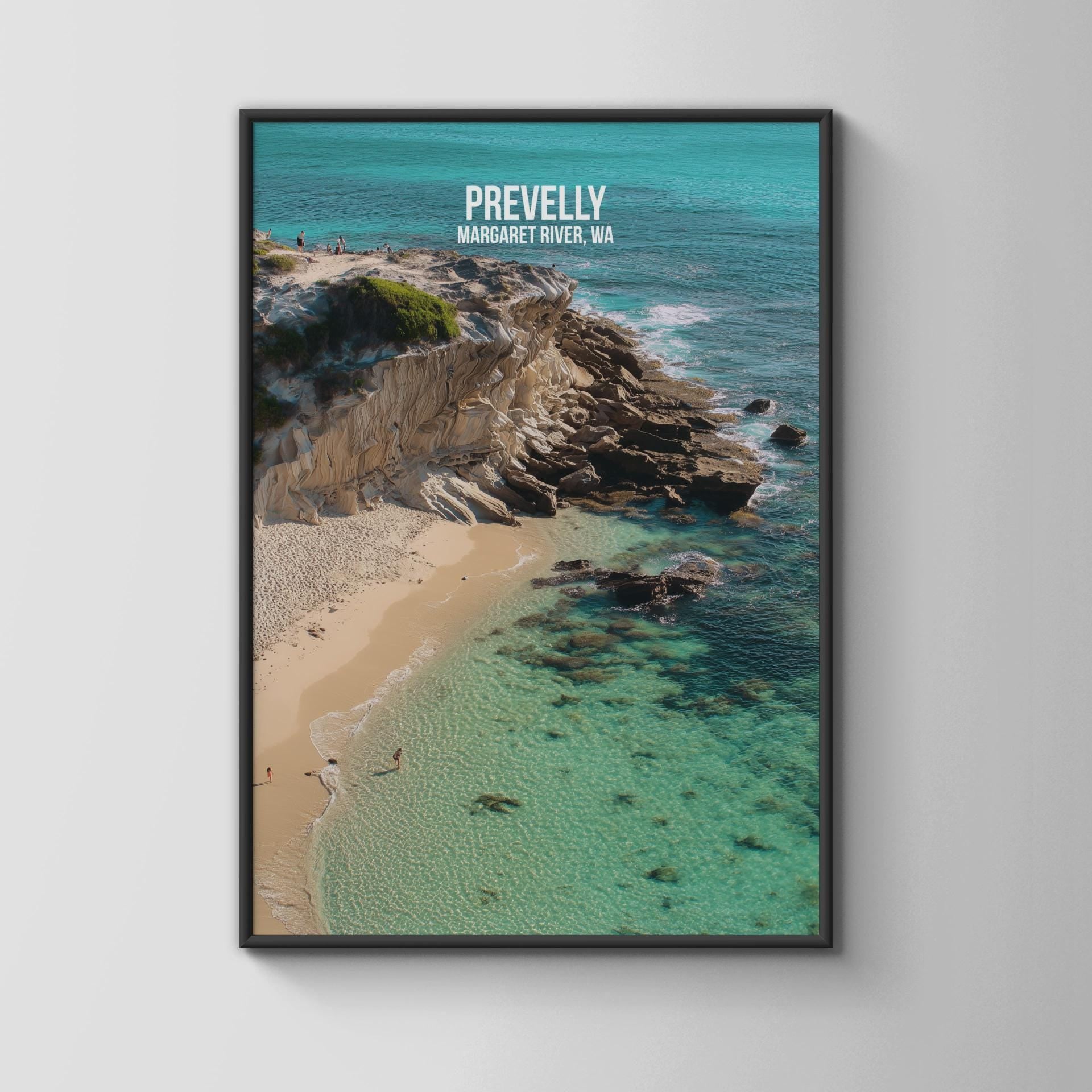 Prevelly Margaret River Wall Art Coastal Beach Print - Travel Wall Art