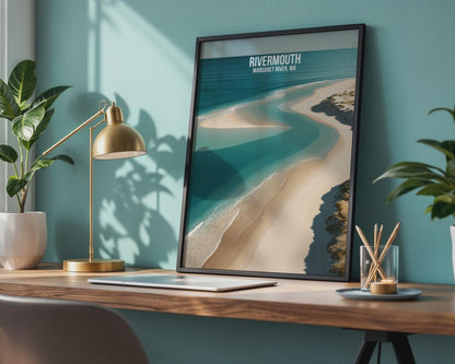Rivermouth Margaret River WA Print Coastal Wall Art - Travel Wall Art