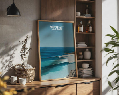Surfers Point Print Margaret River WA Coastal Wall Art - Travel Wall Art