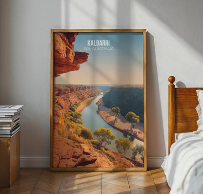 Kalbarri WA Australia Landscape Poster Print Wall Art - Travel Wall Art
