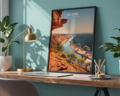 Kalbarri WA Australia Landscape Poster Print Wall Art - Travel Wall Art