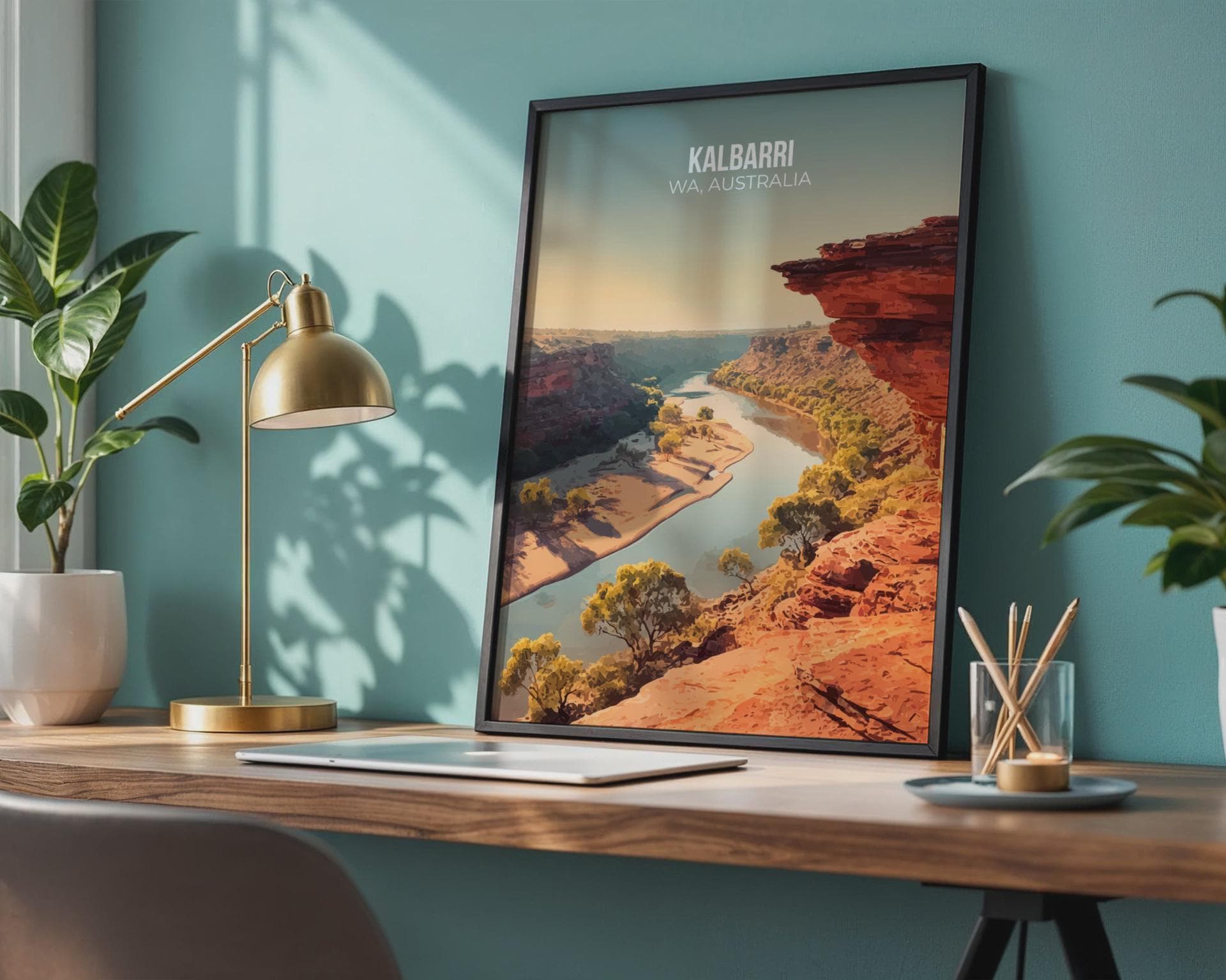 Kalbarri WA Australia Landscape Print Poster Wall Art - Travel Wall Art