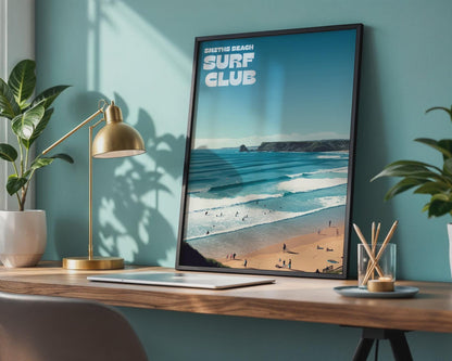 Smiths Beach Surf Club Poster Wall Art - Travel Wall Art