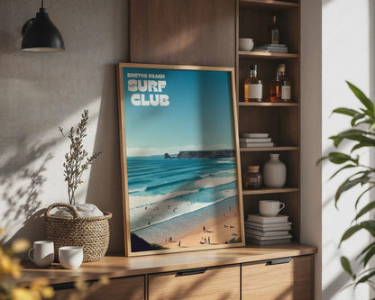 Smiths Beach Surf Club Poster Wall Art - Travel Wall Art