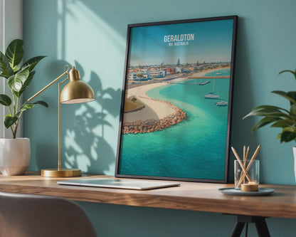 Geraldton WA Australia Coastal Wall Art Print - Travel Wall Art