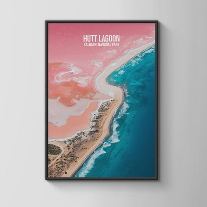 Hutt Lagoon Kalbarri National Park Print - Travel Wall Art