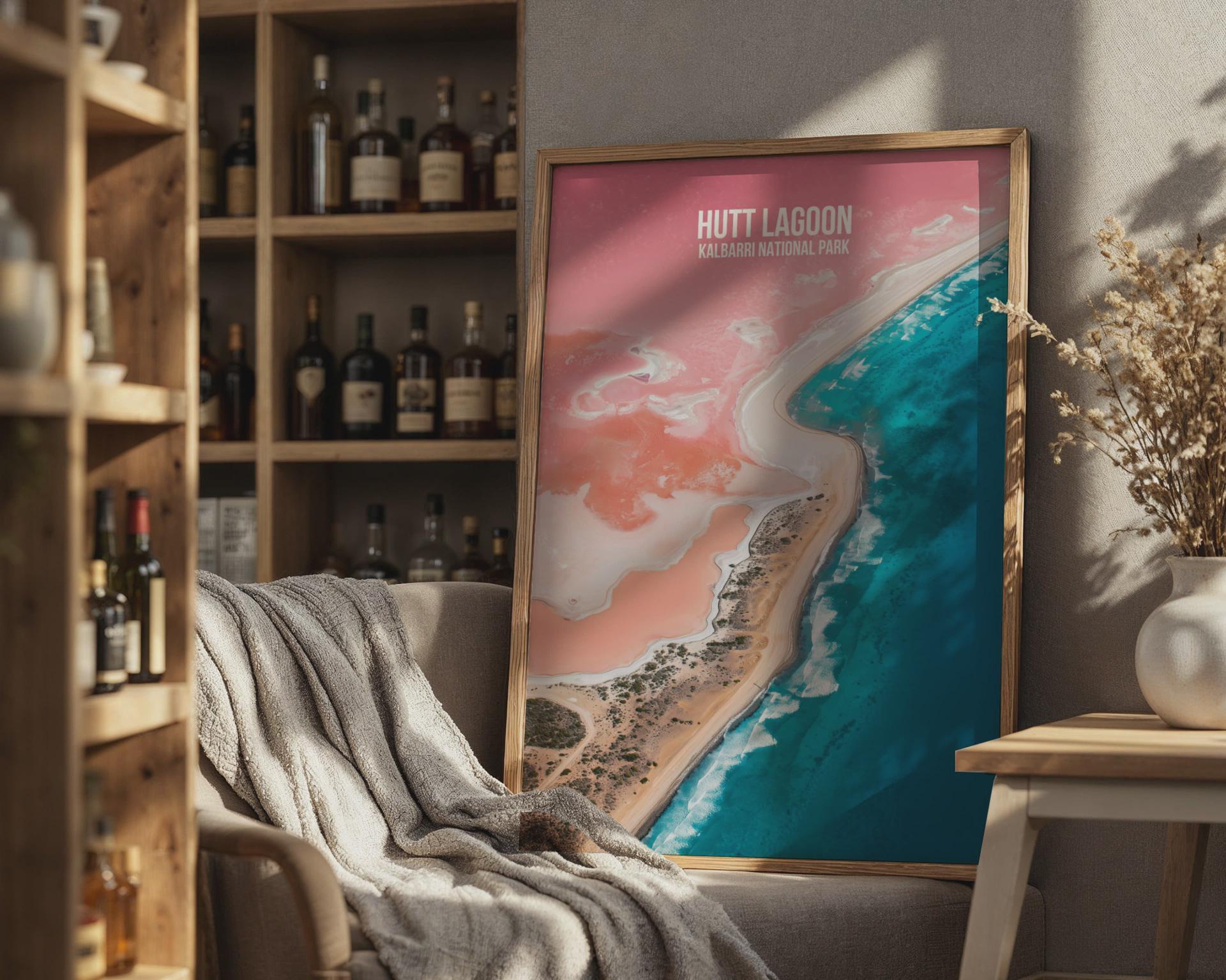 Hutt Lagoon Kalbarri National Park Print - Travel Wall Art