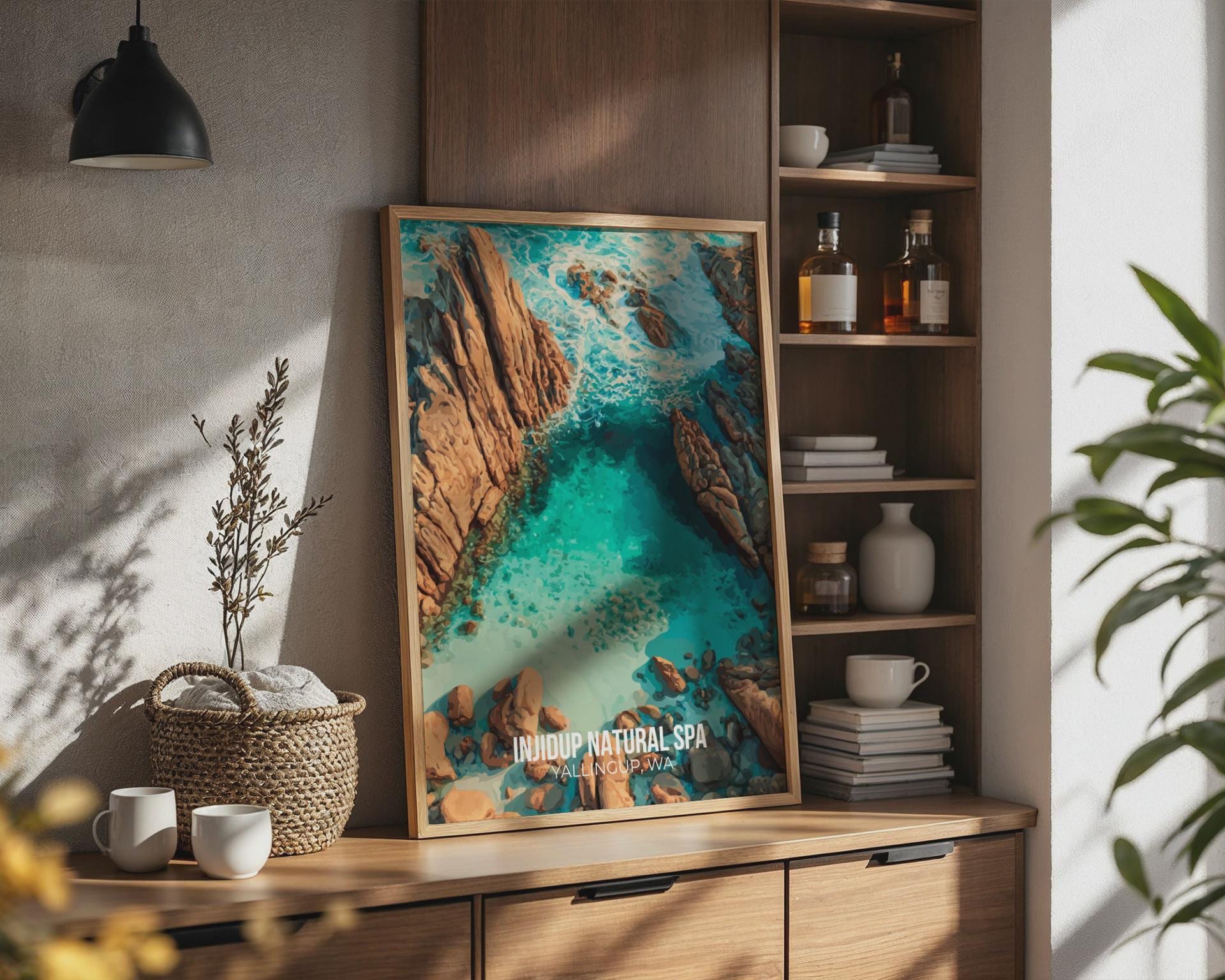 Injidup Natural Spa Yallingup Print Wall Art - Travel Wall Art