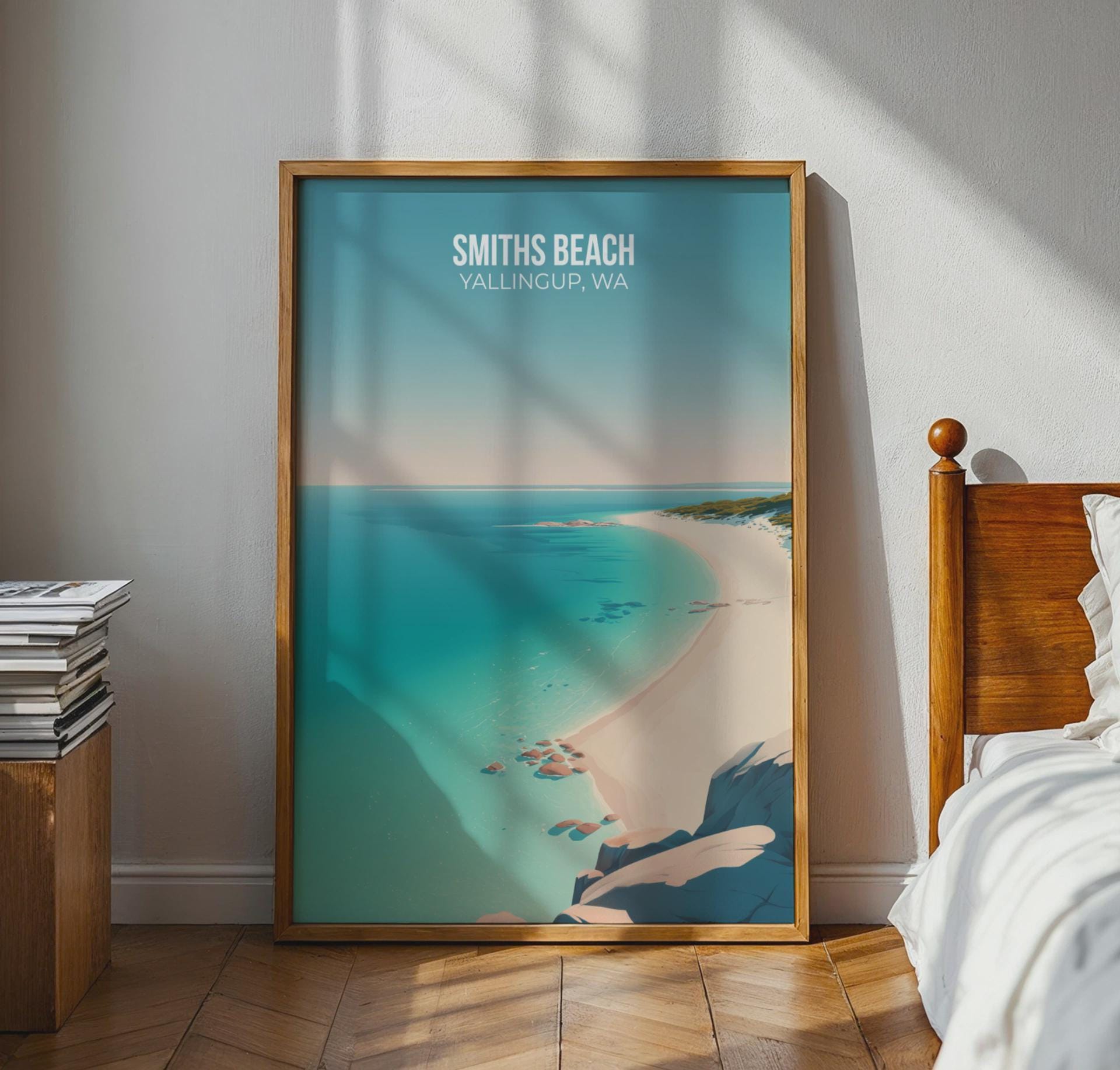 Smiths Beach Yallingup Wall Art Poster - Travel Wall Art