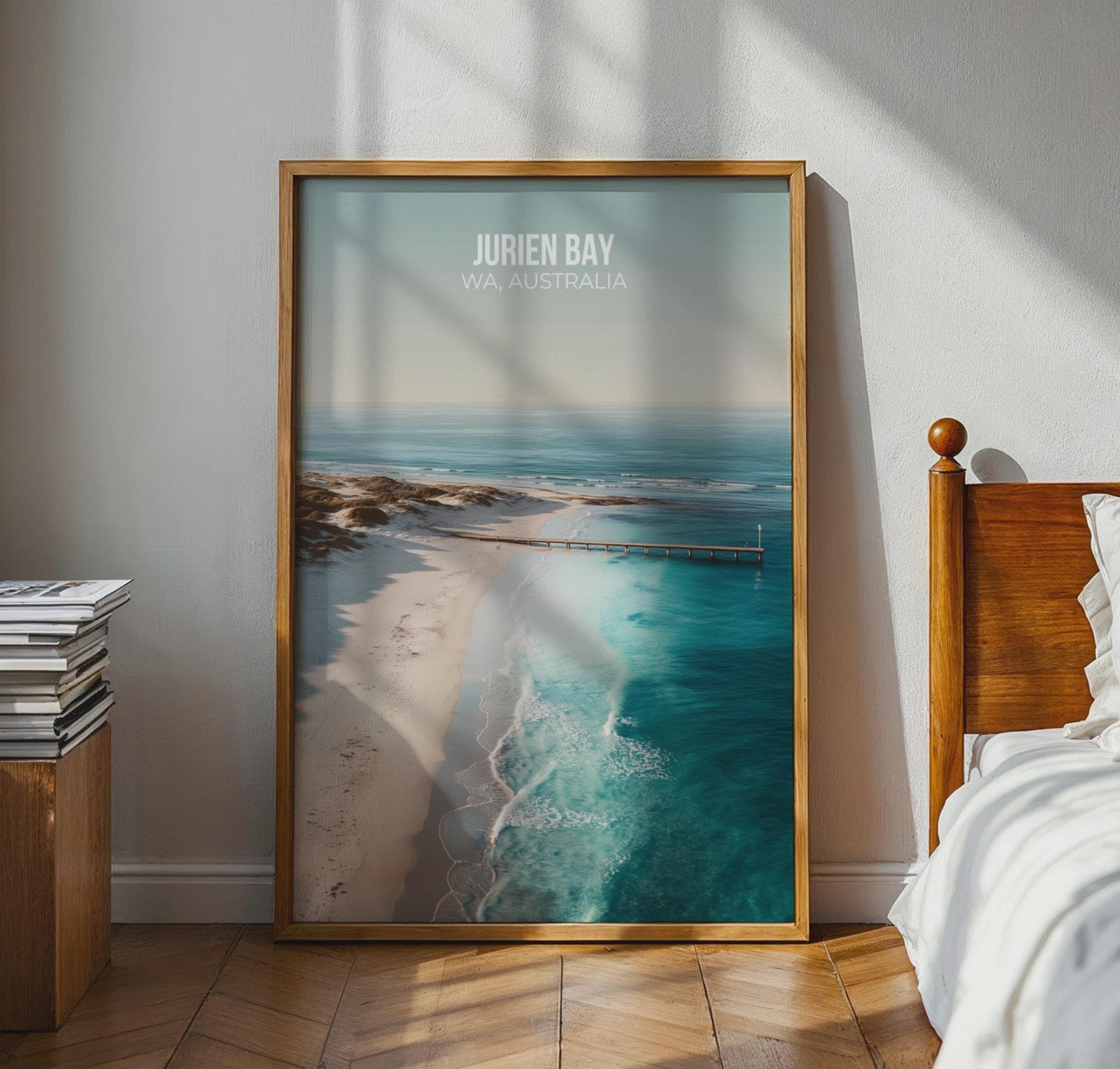 Jurien Bay WA Australia Poster Coastal Wall Art - Travel Wall Art