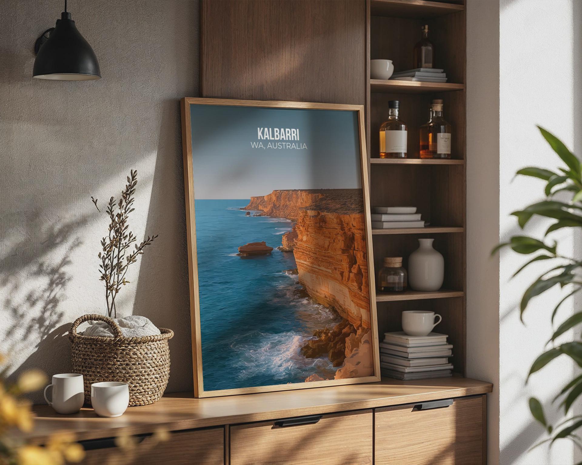 Kalbarri WA Australia Landscape Print Coastal Wall Art - Travel Wall Art