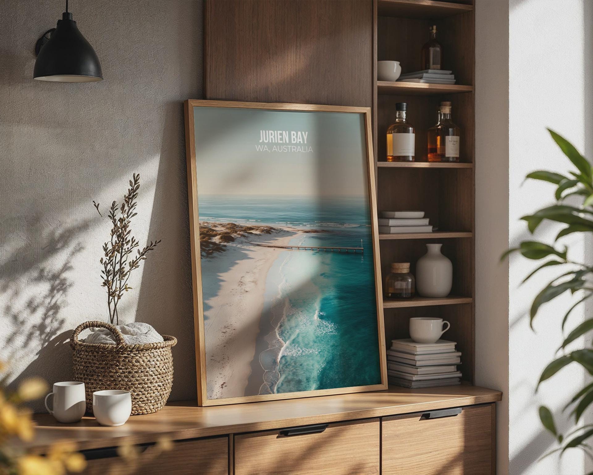 Jurien Bay WA Australia Poster Coastal Wall Art - Travel Wall Art