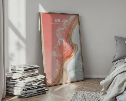 Hutt Lagoon Kalbarri National Park Wall Art Print - Travel Wall Art