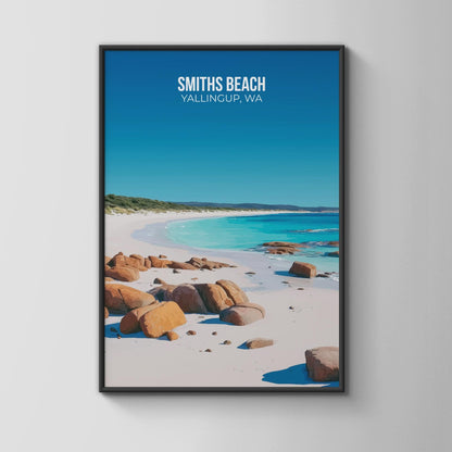 Smiths Beach Yallingup WA Print Coastal Wall Art - Travel Wall Art