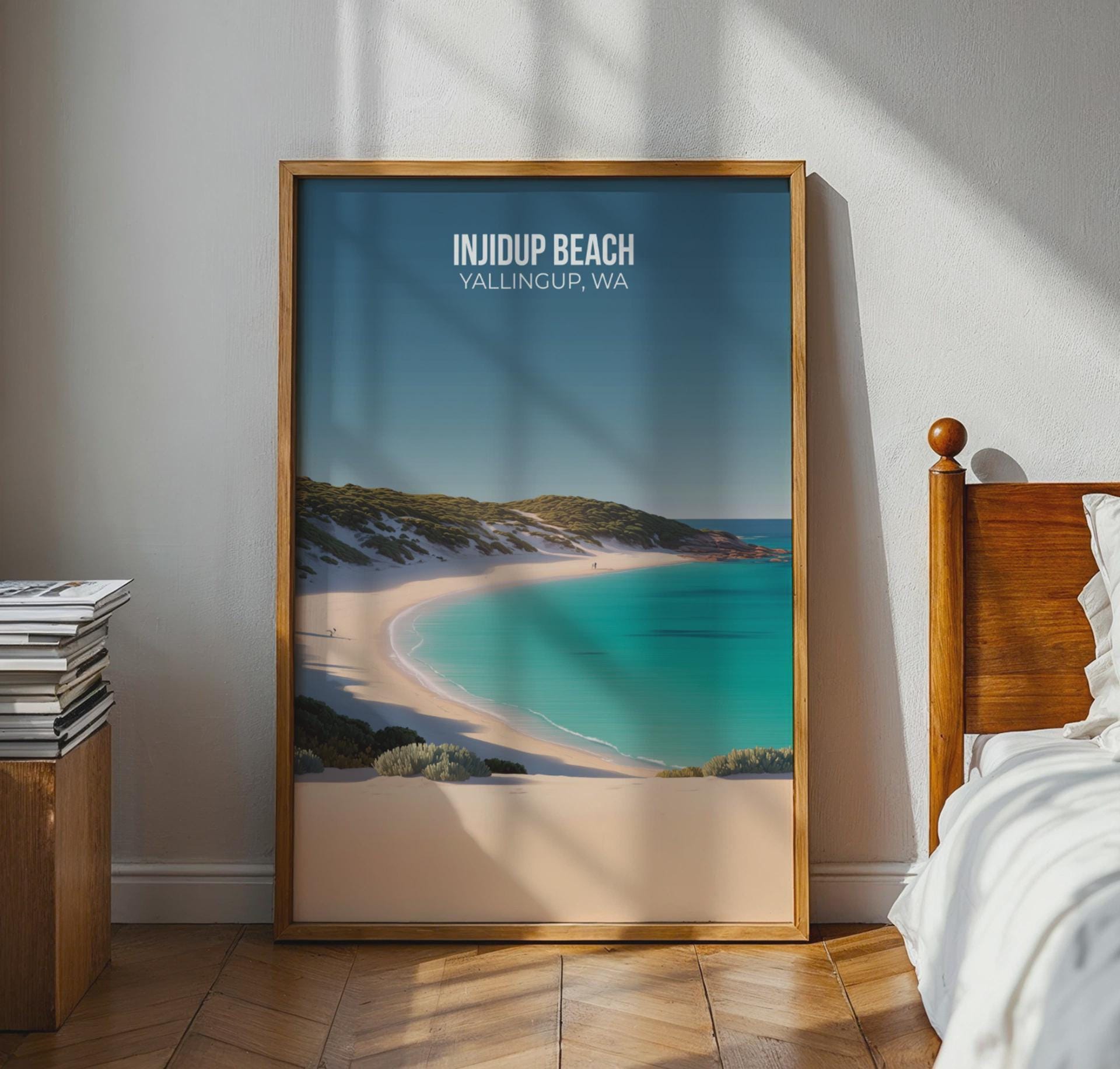 Injidup Beach Wall Art Yallingup WA Print - Travel Wall Art
