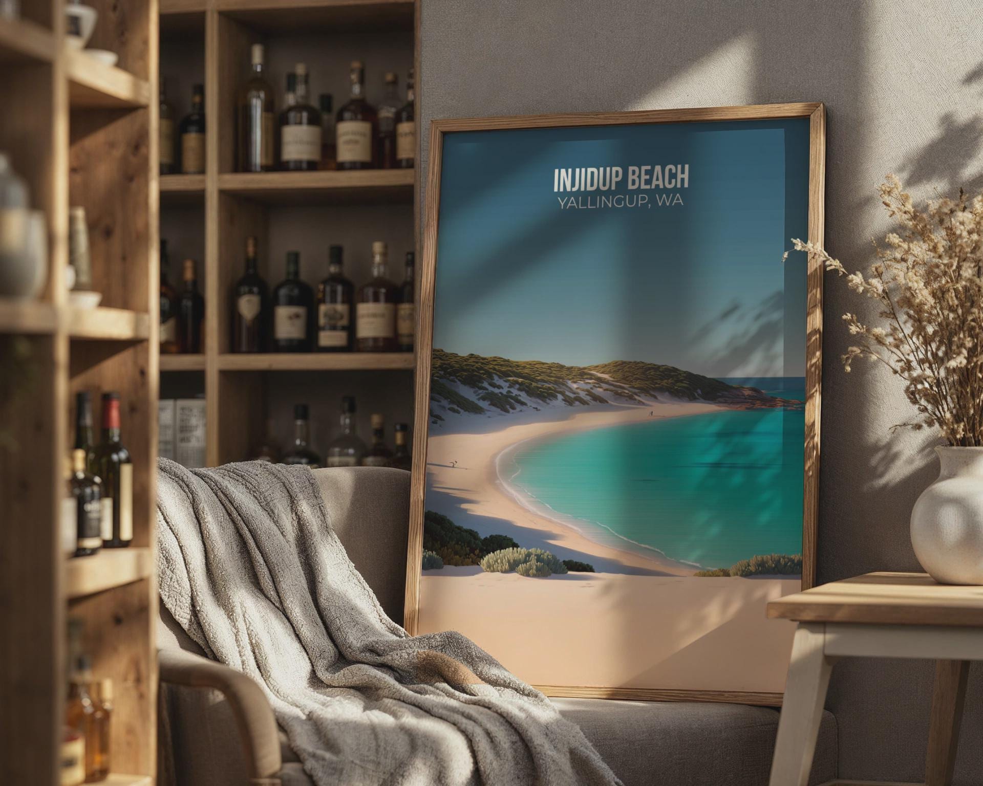 Injidup Beach Wall Art Yallingup WA Print - Travel Wall Art