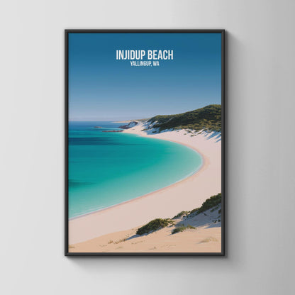 Injidup Beach Yallingup WA Poster Wall Art - Travel Wall Art