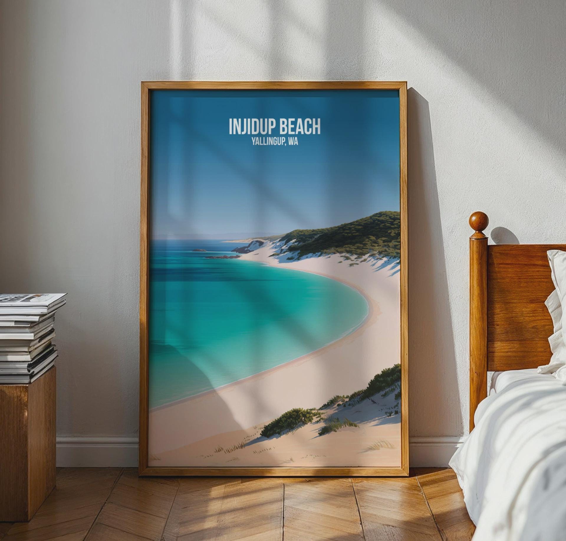 Injidup Beach Yallingup WA Poster Wall Art - Travel Wall Art