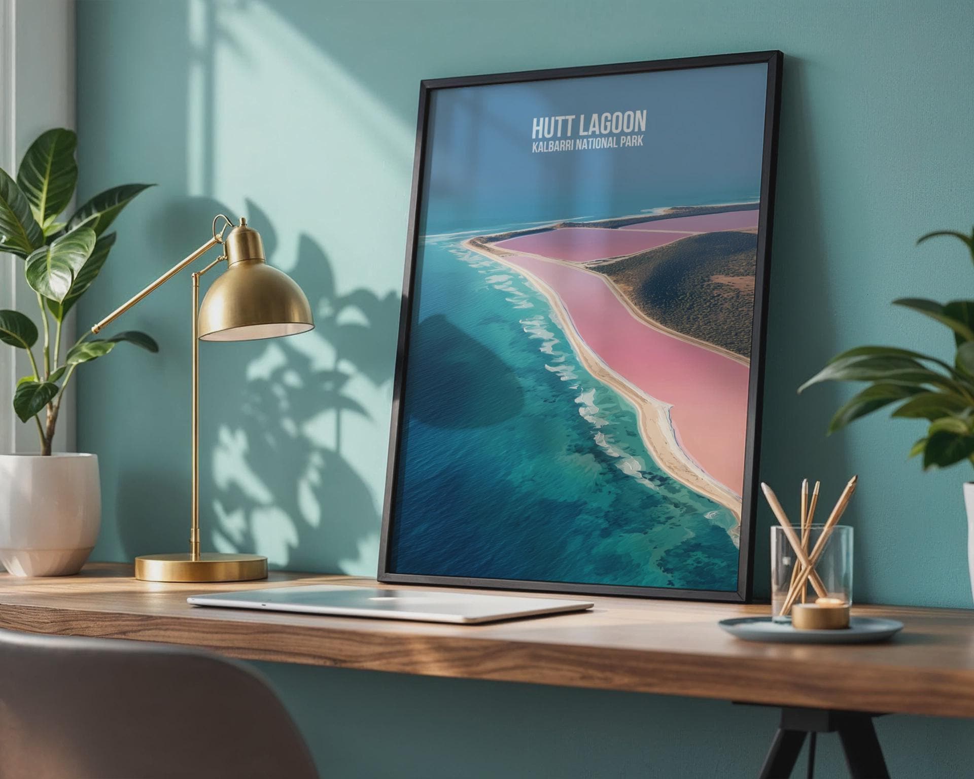 Hutt Lagoon Kalbarri National Park Print - Travel Wall Art