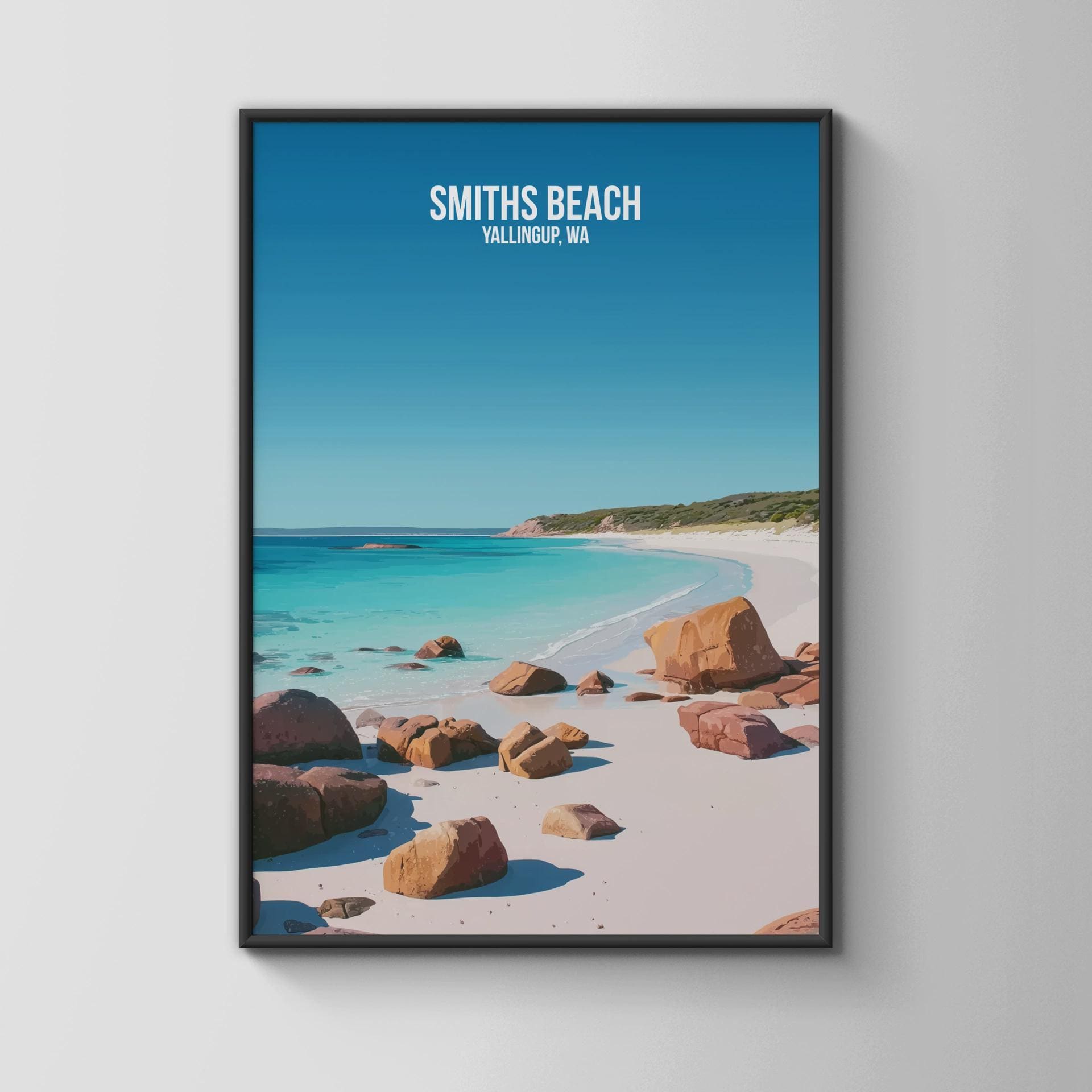 Smiths Beach Yallingup WA Beach Wall Art Print - Travel Wall Art