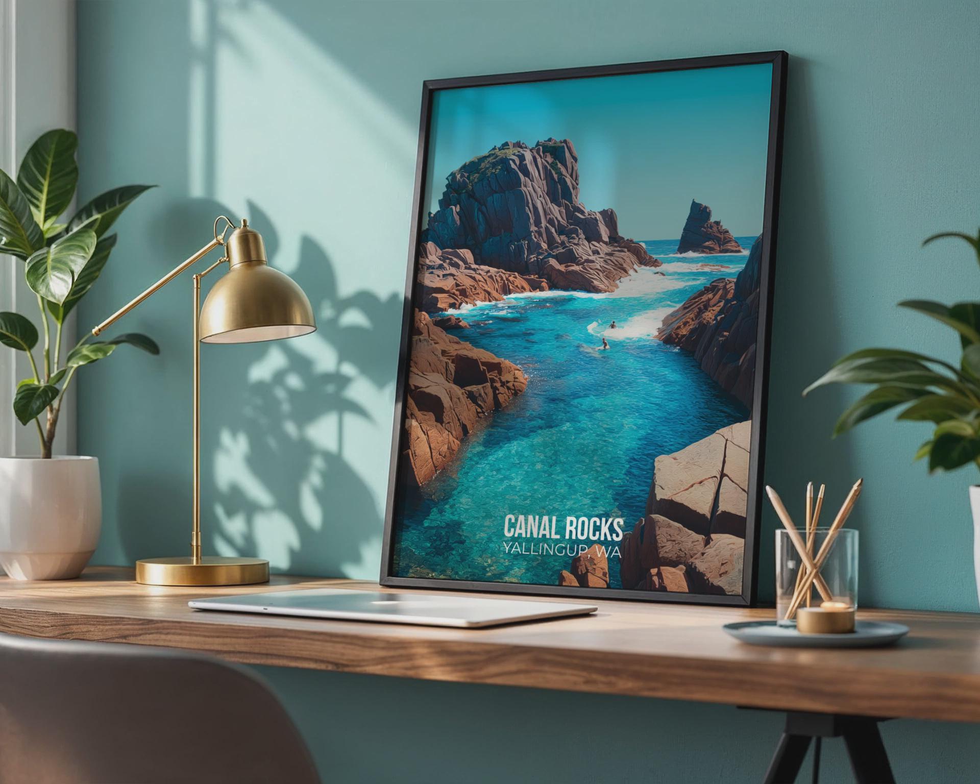 Canal Rocks Yallingup WA Coastal Print Wall Art - Travel Wall Art