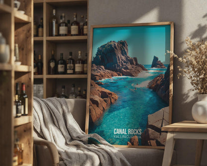 Canal Rocks Yallingup WA Coastal Print Wall Art - Travel Wall Art