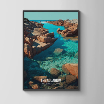The Aquarium Yallingup Wall Art Coastal Print - Travel Wall Art