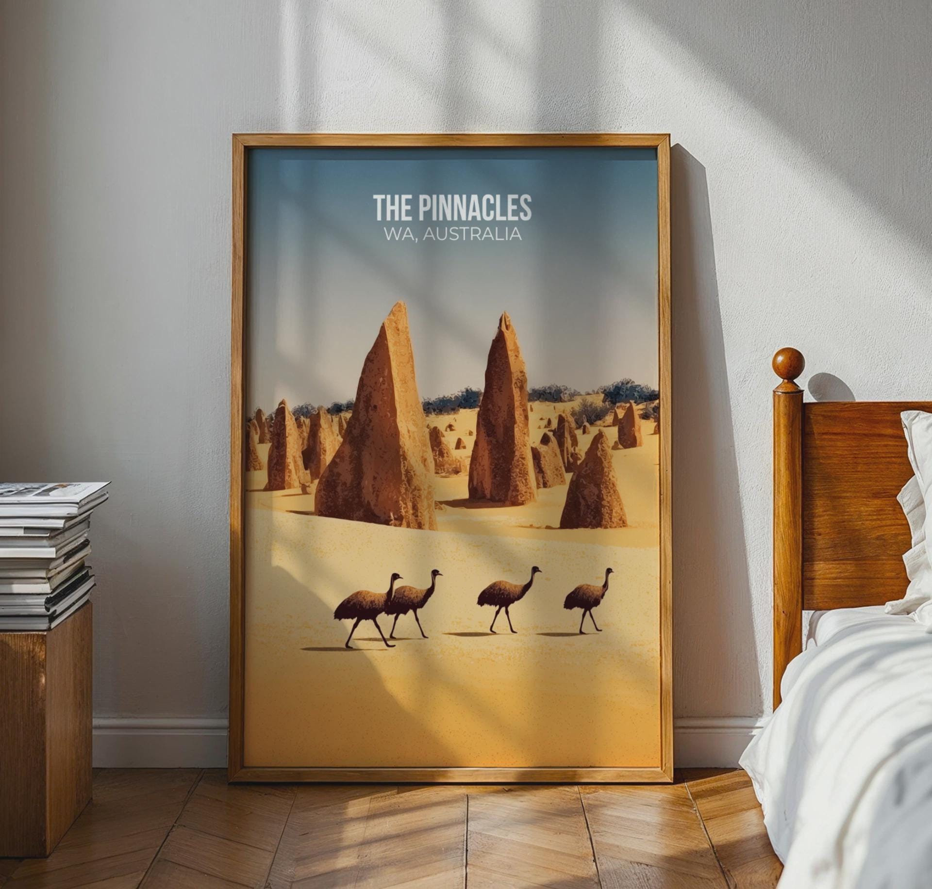 The Pinnacles WA Australia Print Wall Art - Travel Wall Art