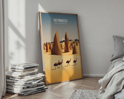 The Pinnacles WA Australia Print Wall Art - Travel Wall Art