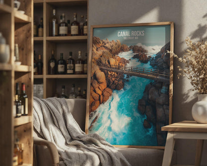 Canal Rocks Yallingup WA Poster Art Print - Travel Wall Art