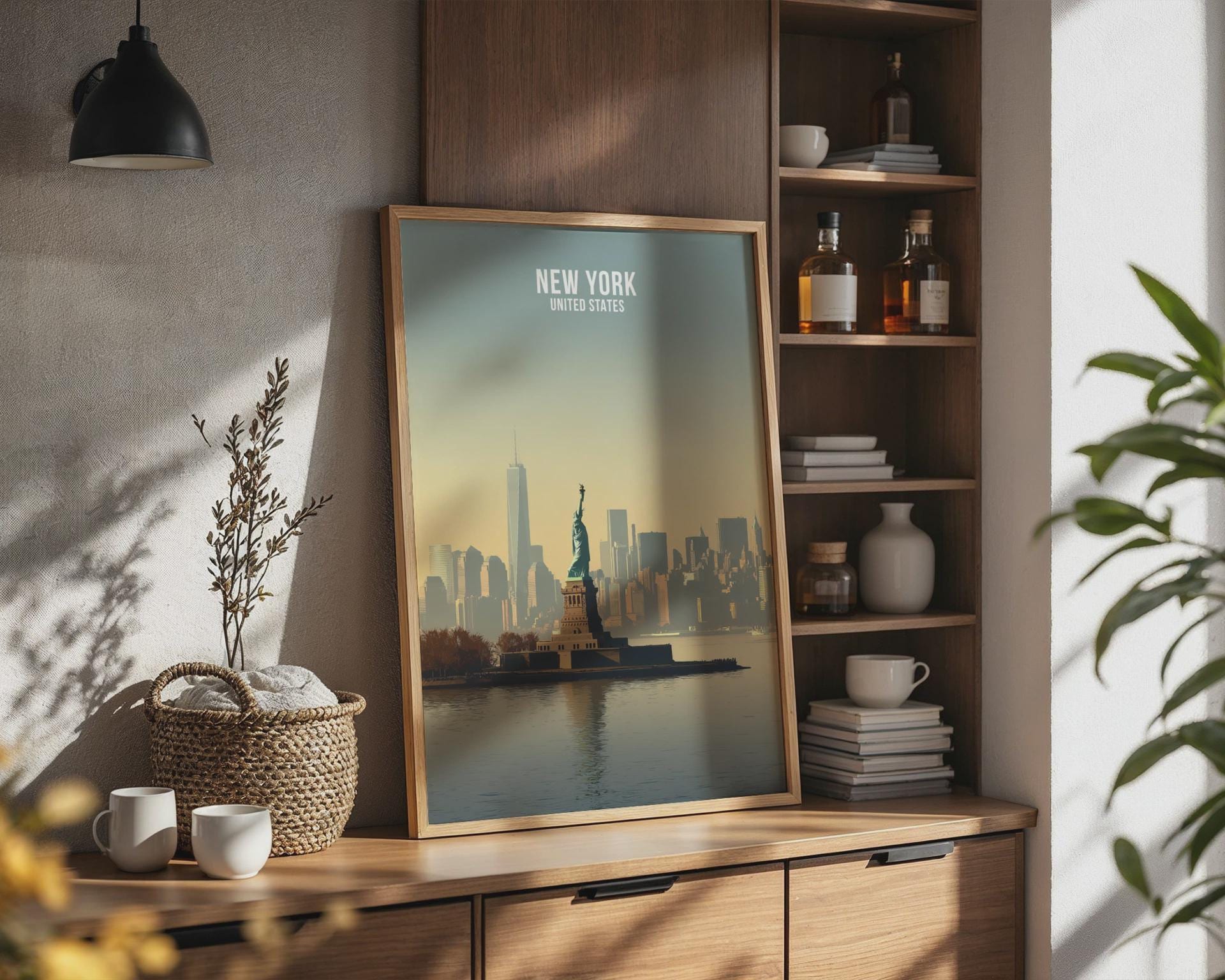 Statue of Liberty NYC Poster Wall Art - Travel Wall Art