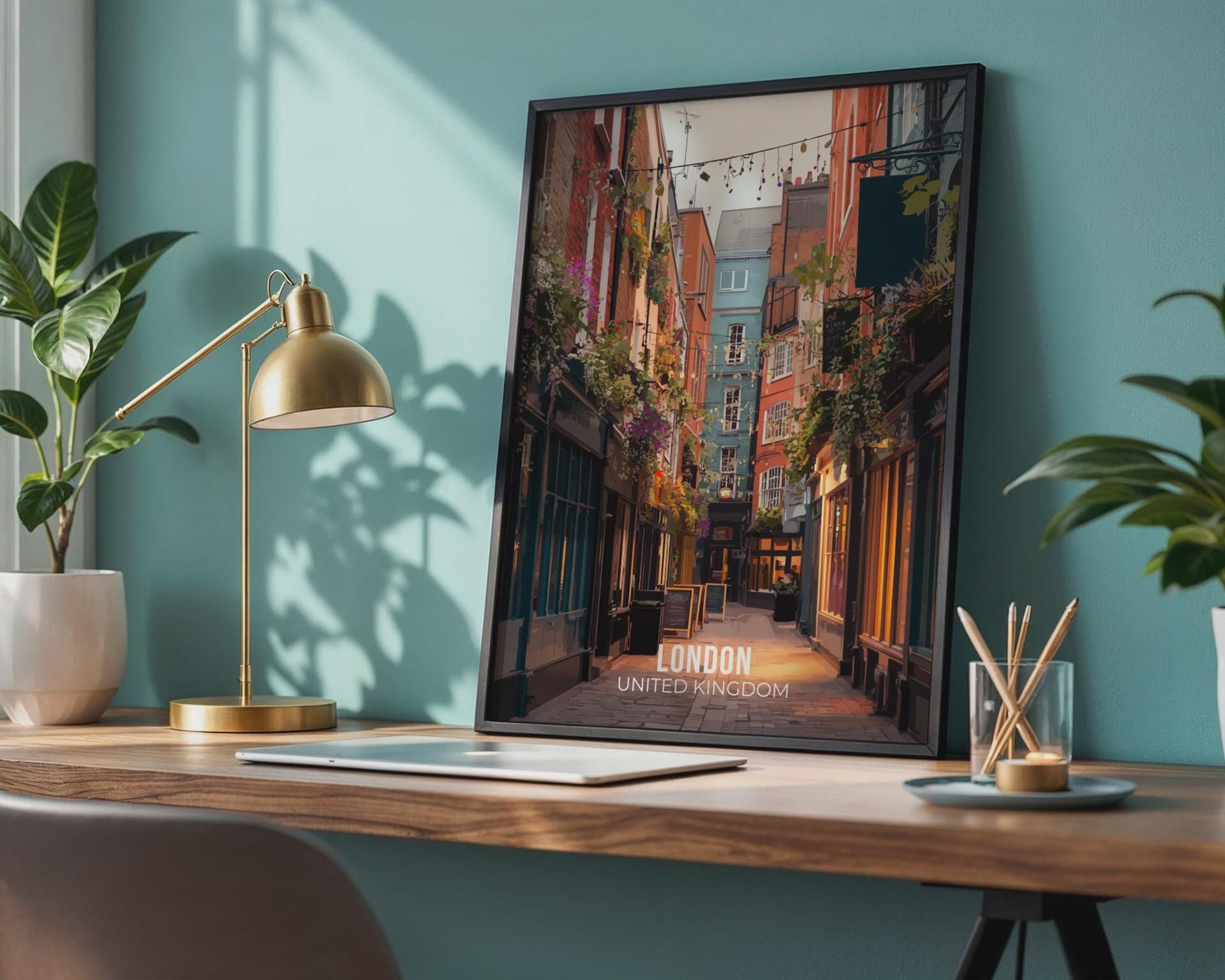 London Alley Poster Print Art - Travel Wall Art