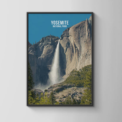 Yosemite National Park Art Print Poster - Travel Wall Art