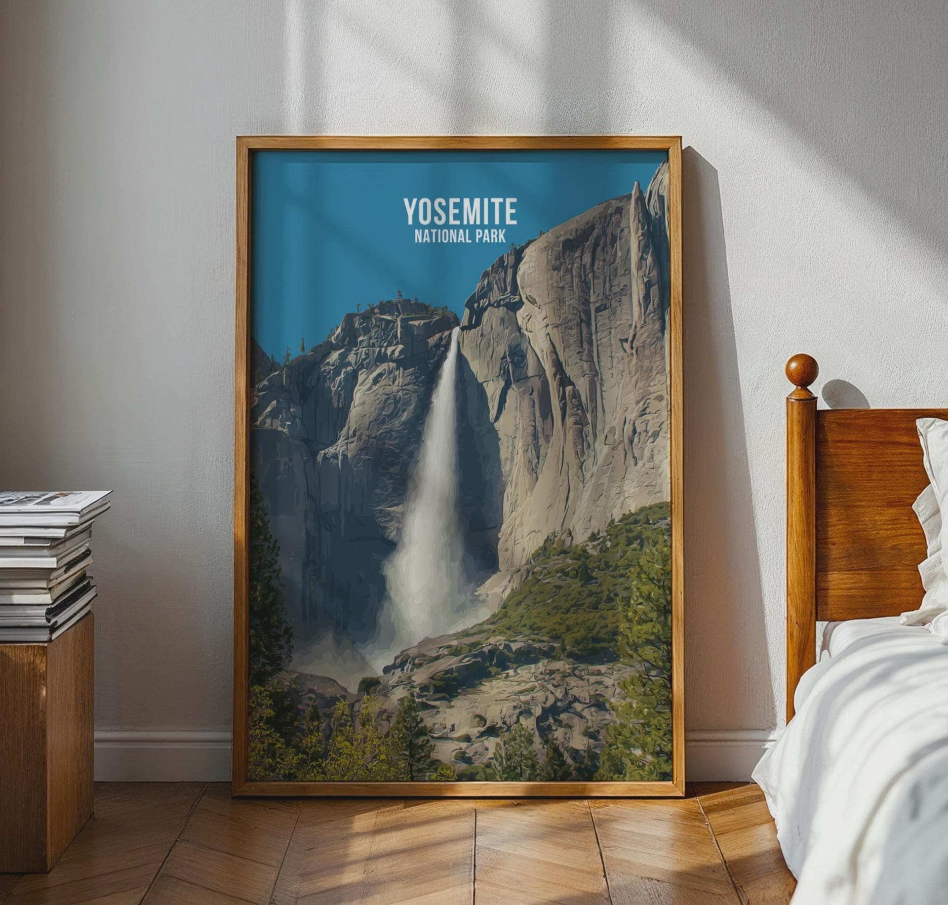 Yosemite National Park Art Print Poster - Travel Wall Art
