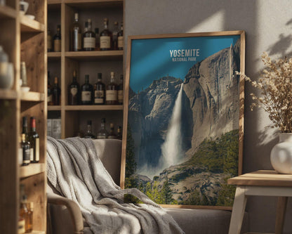 Yosemite National Park Art Print Poster - Travel Wall Art
