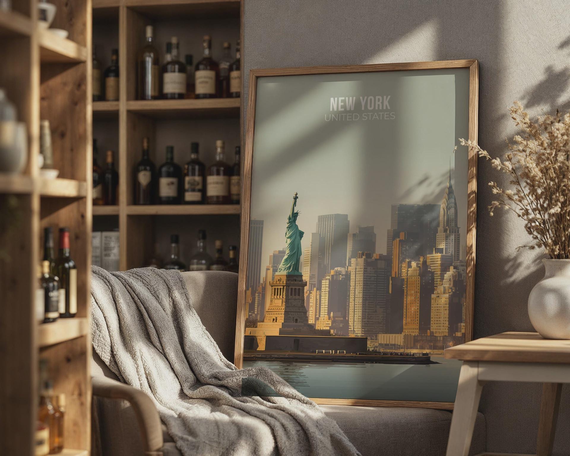 Statue of Liberty NYC Wall Art Print - Travel Wall Art