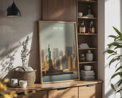 Statue of Liberty NYC Wall Art Print - Travel Wall Art