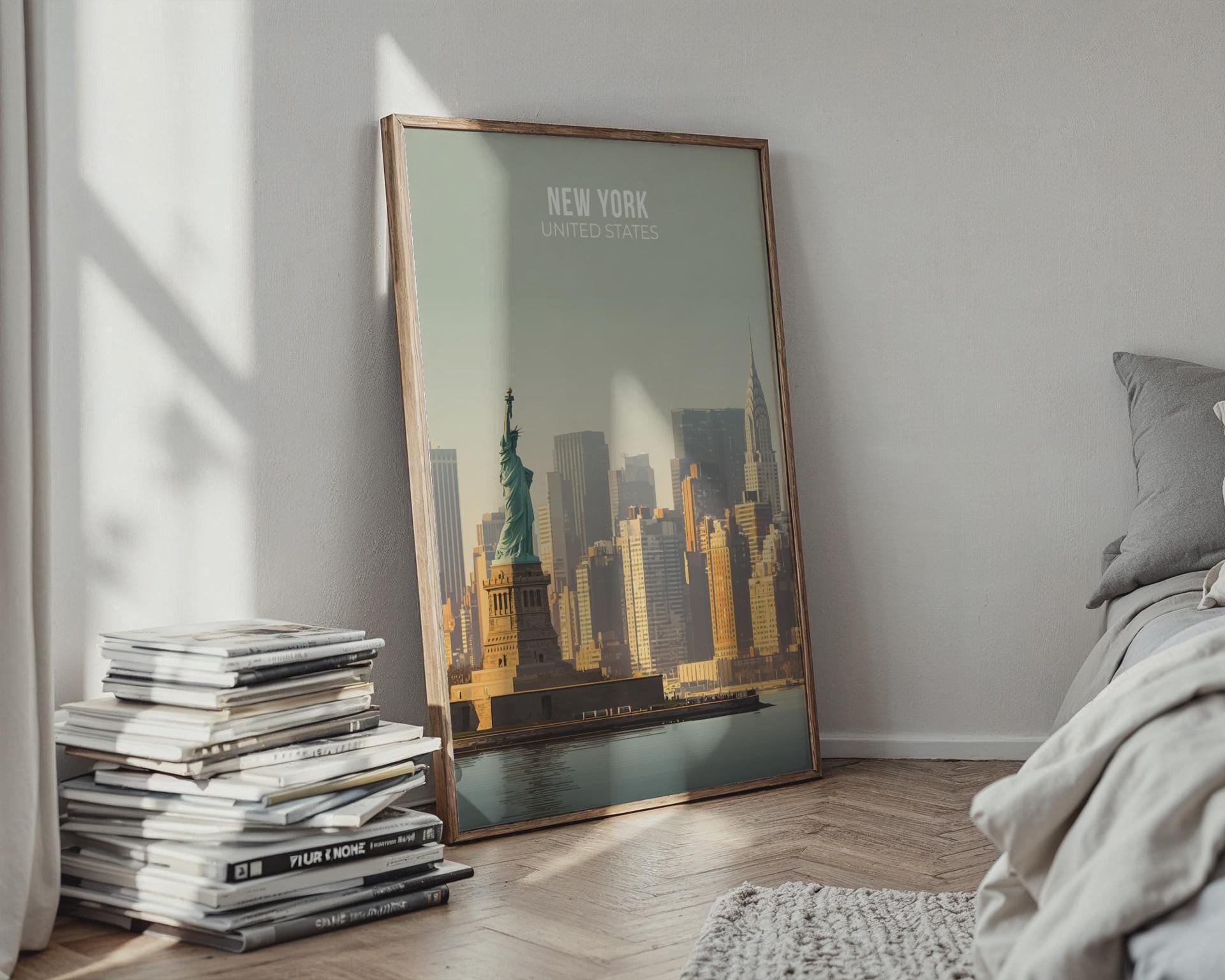 Statue of Liberty NYC Wall Art Print - Travel Wall Art