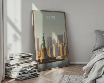 Statue of Liberty NYC Wall Art Print - Travel Wall Art