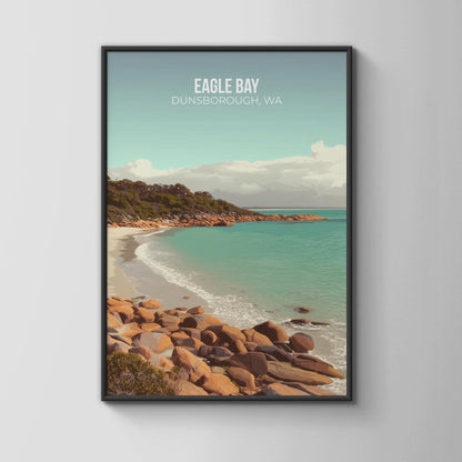 Eagle Bay Dunsborough WA Coastal Print Wall Art - Travel Wall Art